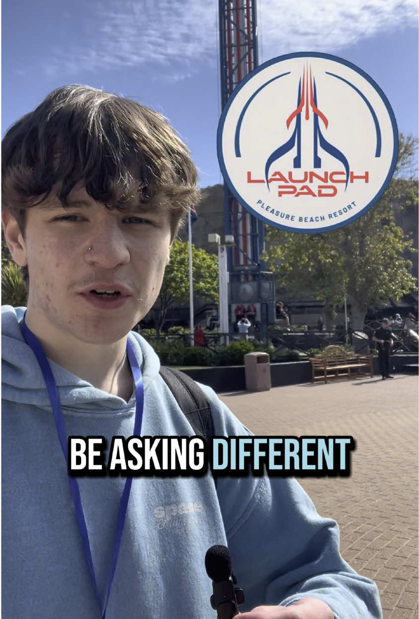 Asking different content creators what they thought about Launch Pad! 🚀 || @Coastertog @lifthillsandthrills @TheThrillSeekersCoasterClub || #fyp #CapCut #fun #thrill #thrillseeker #blackpoolpleasurebeach #themepark #rollercoaster #interview 