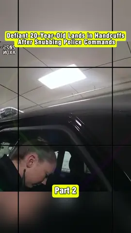 Defiant 20-Year-Old Lands in Handcuffs After Snubbing Police Commands #cops #copsoftiktok #copsusa #police #bodycam #bodycamcops