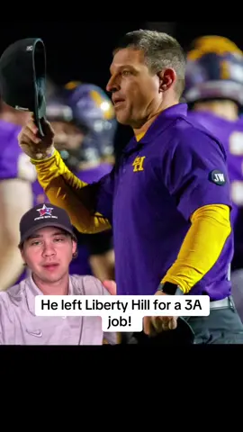 This Texas HS football coach left Liberty Hill for a 3A job! #txhsfootball 