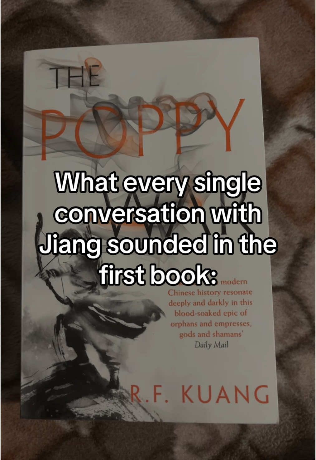 i might start clearing my drafts.. i miss reading the poppy war ||  #jiangziya #thepoppywar #thepoppywartrilogy #fangrunin #thetrifecta 