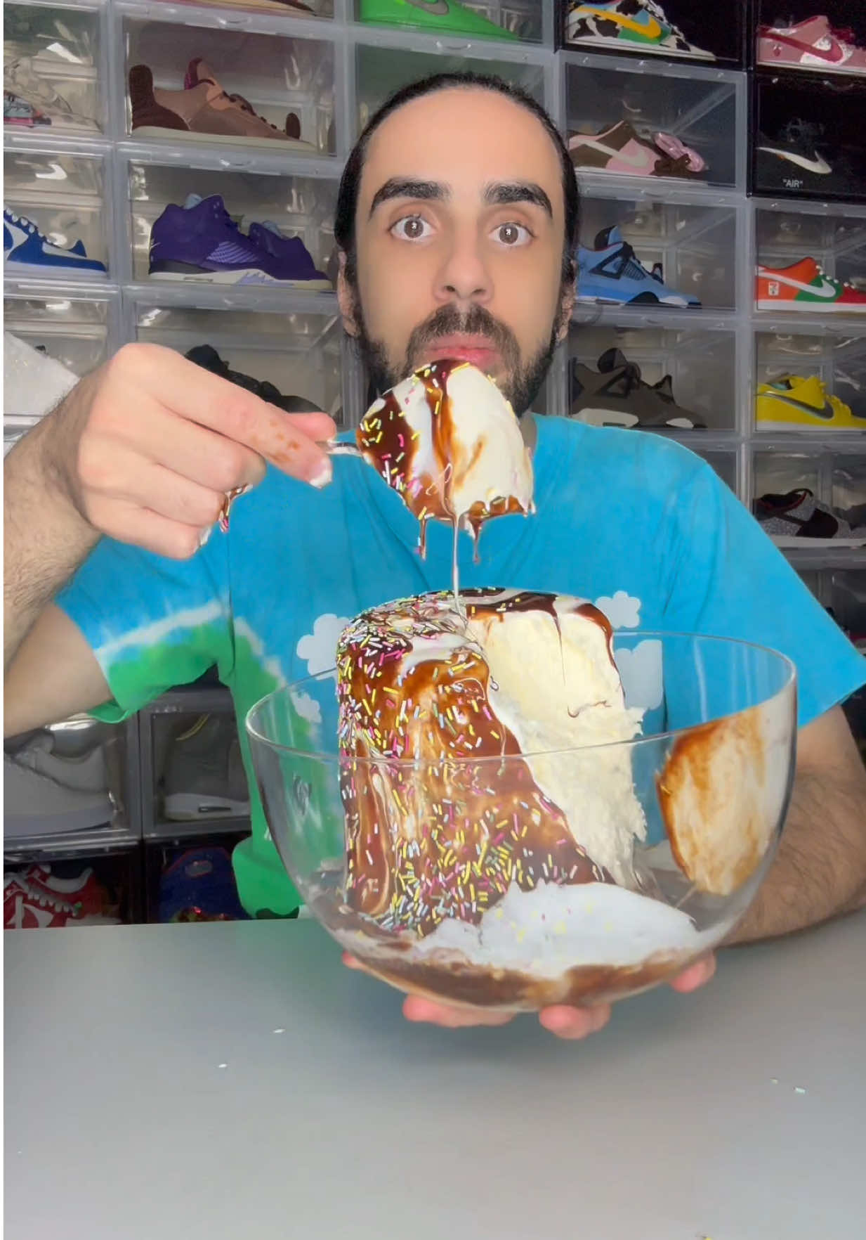 Don’t waste food. Always keep it So Halal Mode 😃👍 #dontwaste #food #icecream #eating #mukbang #satisfying #oddlysatisfying 