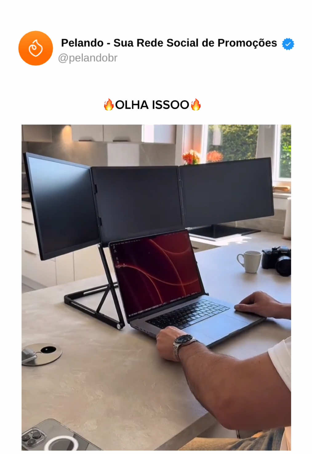 Dica tech pra quem ama produtividade!🔥 Já pensou em espelhar seu PC em 3 telas ao mesmo tempo? Esse equipamento faz exatamente isso! Ideal pra quem trabalha de casa, edita, programa ou só curte ter mais espaço na tela. Melhora a experiência, agiliza o dia a dia e dá um upgrade real no seu setup! Salva esse post pra testar depois e compartilha com quem precisa turbinar o home office! #dica #tech #produtividade #homeoffice #multitelas #setup #trabalhoemcasa #review #analise #gadget 