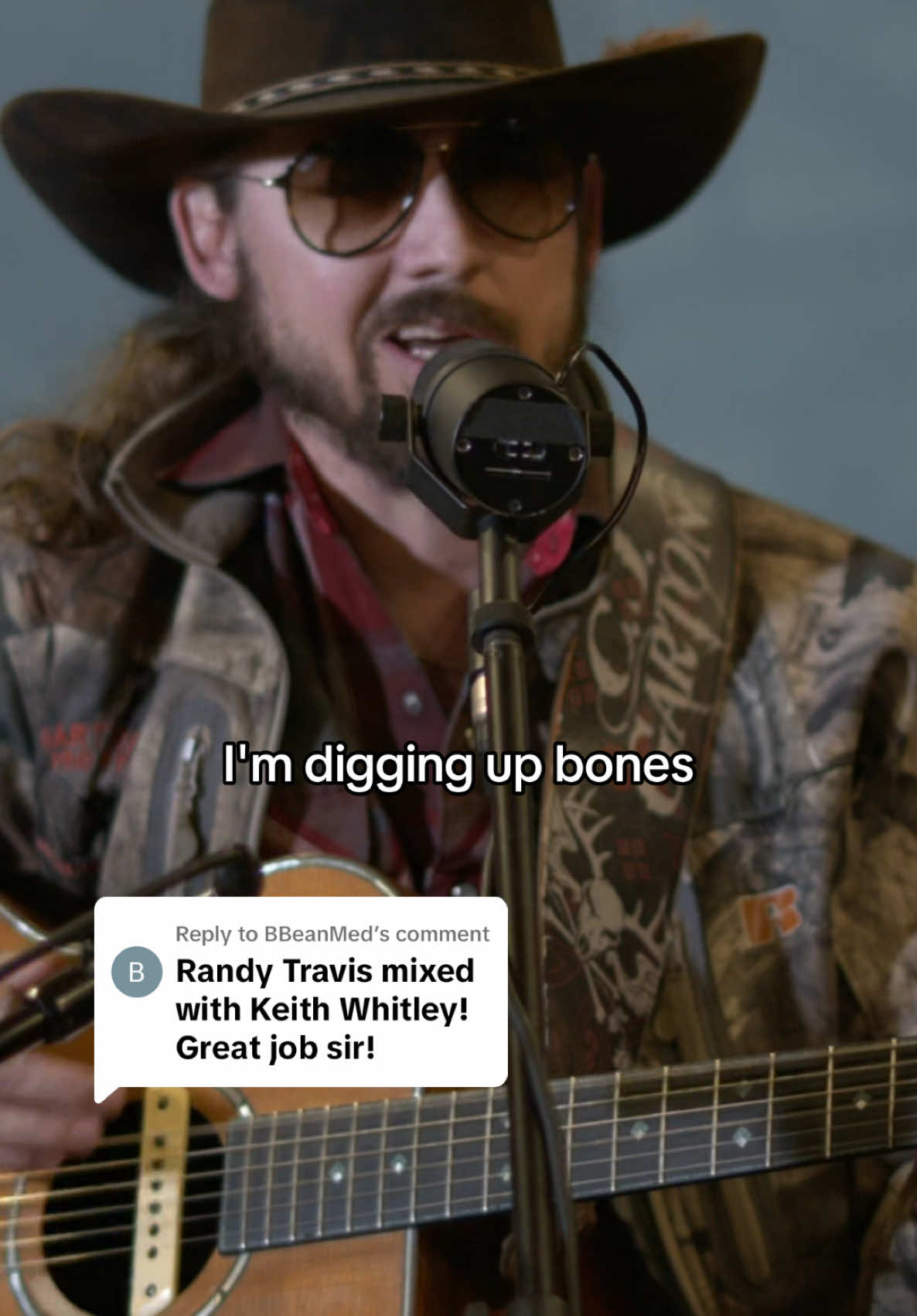 Replying to @BBeanMed  Y'all keep requesting more @Randy Travis so I'll keep posting 'em! Here's an oldie - Diggin Up Bones #country #classiccountry #realcountrymusic #randytravis #digginupbones #countrymusic #request 