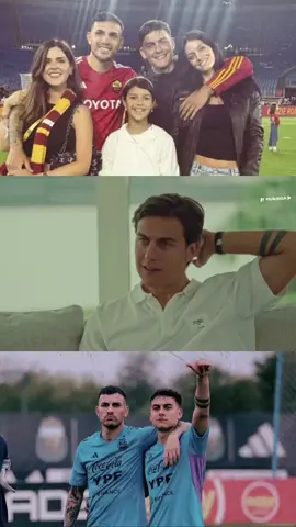 Paulo y Leandro amigos dentro y fuera de la cancha 💙🇦🇷 #paulodybala #leandroparedes #dybala #paredes #football #argentina #scaloneta #asroma #amigos #orianasabatini #familia 