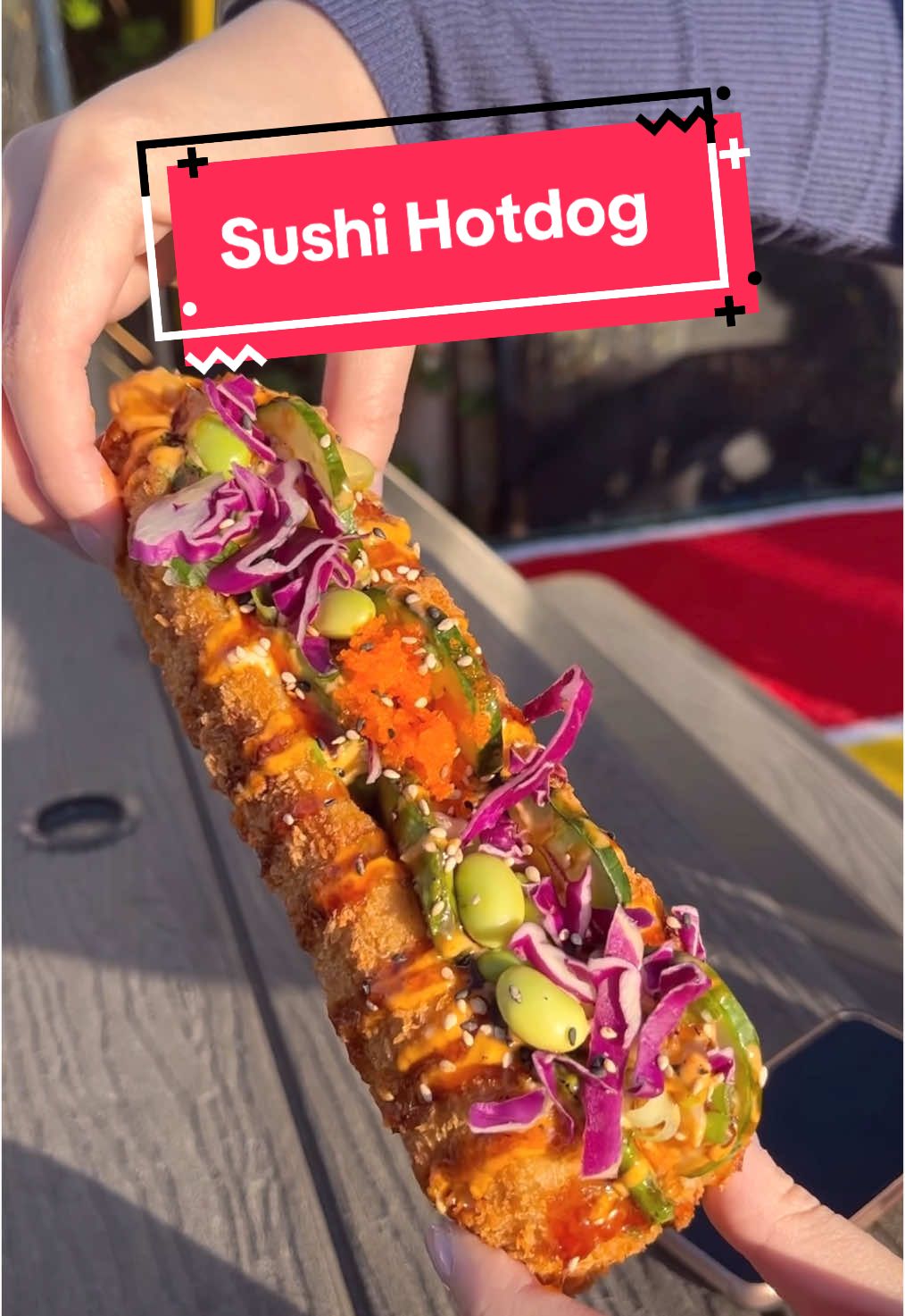 Sushi Hotdog?! 🍣🌭 📍2431 Number 3 Rd, Richmond We’re big fans of sushi and hotdogs, but combining the two? That’s next-level creativity—and it totally works! Sushi Hotdog is back at the Richmond Night Market this year, and they’ve dropped an exciting new menu item: Spicy Tuna Aburi Sushi Hotdogs! 🍣🔥 It’s the perfect blend of bold, savoury flavours with that signature aburi torch finish—delicious, unexpected, and seriously one of the most inventive bites you’ll find at the market. A must-try for anyone who loves fun food mashups! 😍 ✨Find them at Booth F24  #food #foodporn #tiktokfood #foodphotography #foodreel #richmondnightmarket #foodblogger #vancouverfoodie #yvr #yvreats #richmondeats #nightmarket #streetfood #hotdog #vancouver #vancouverbc #sushi #vancityeats #japanesefusion #japanesefood #asianfusion #sushihotdog #spicytuna #eatvancouver #foodcouver #foodoftheday #fyp