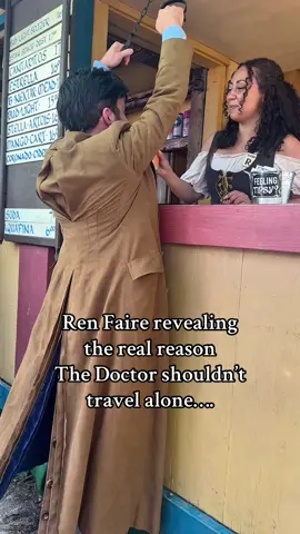 Queen Elizabeth Punchin the air rn #doctorwho #renfaire #davidtennant #foryou #fyp 