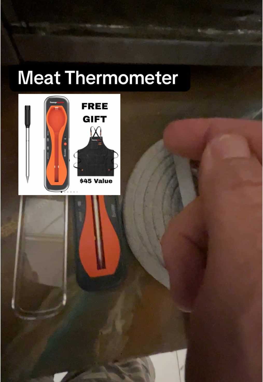 [Mother's Day Special] [Free Gift]TempSpike Core Bluetooth Meat Thermometer - Base Single-Probe model, Rechargeable, Waterproof, High Accuracy, Fast Readings, App Compatible, and Programmable Alarm #mothersday #FathersDay #graduation #meatthermometer #cook #chef #bbq #grill #grilling #griddle 