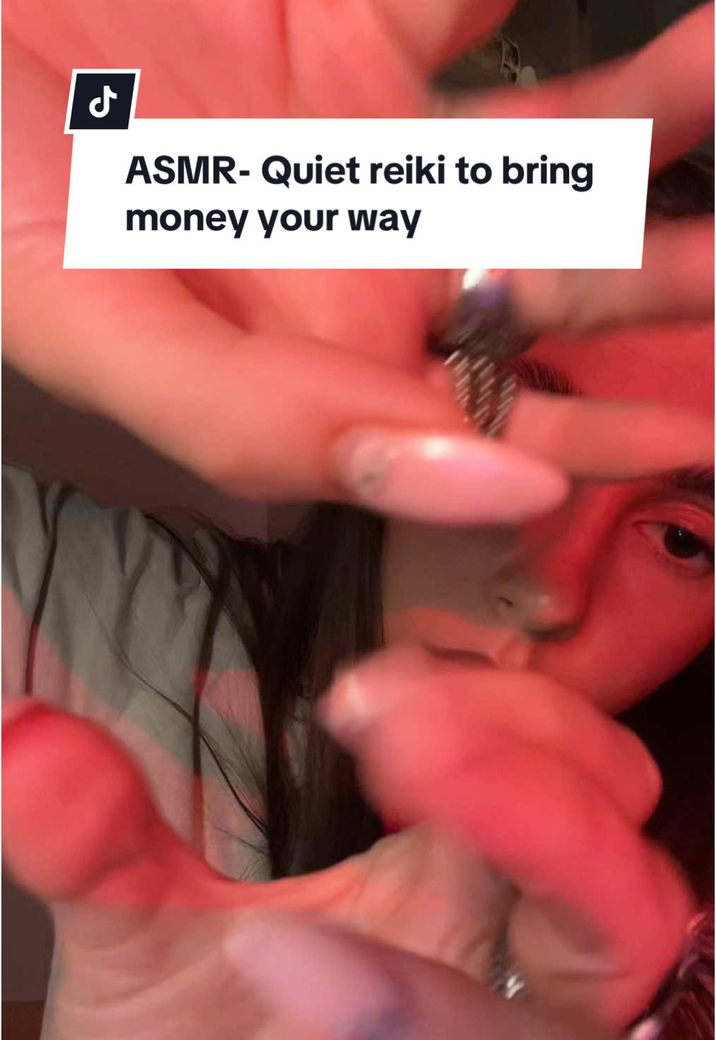 ASMR- Quiet reiki to bring money into your life💰(interact to claim)  #asmr #fastasmr #reiki #handmovements #handsounds #sleep #relax #money #rich #getrich #lucky #foryou #fyp 