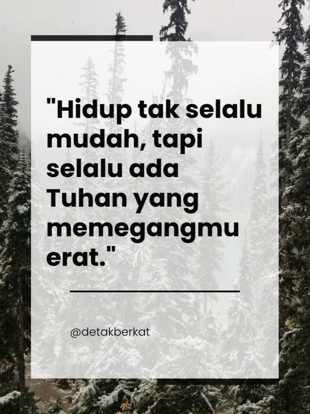 Yesaya 41:13 - Sebab Aku ini, TUHAN, Allahmu, memegang tangan kananmu dan berkata kepadamu: 
