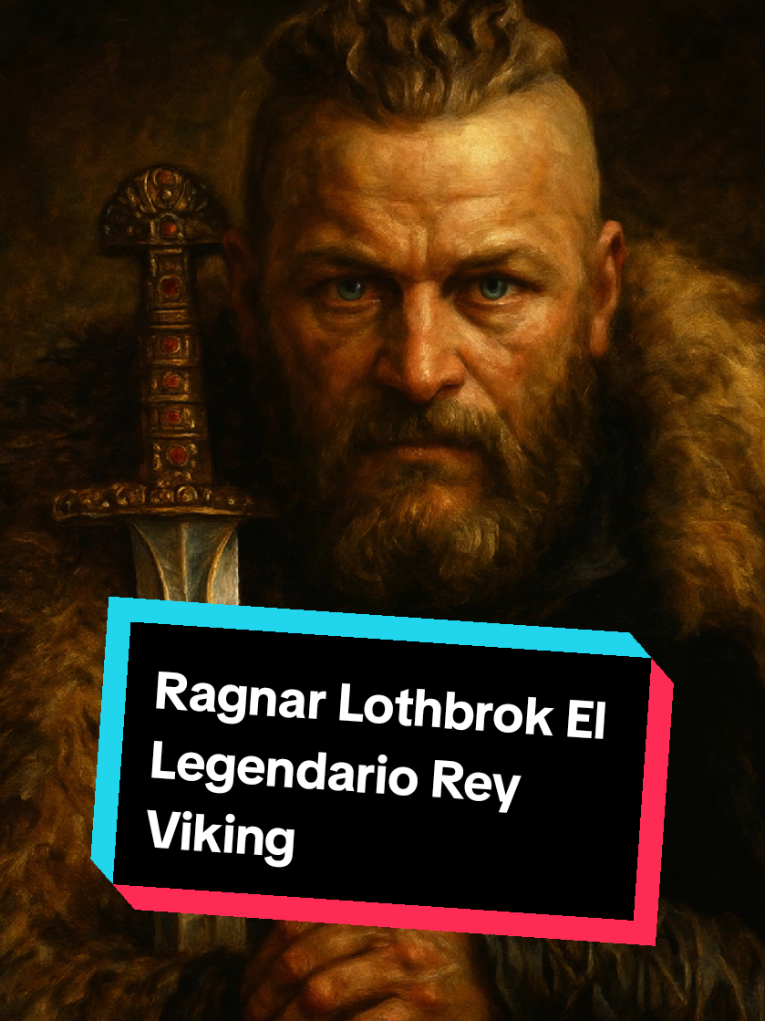 Ragnar Lothbrok, el legendario rey viking y padre de los más temidos líderes vikings.  #vikingo  #vikings  #ragnarlothbrok  #historia  #edadmedia 