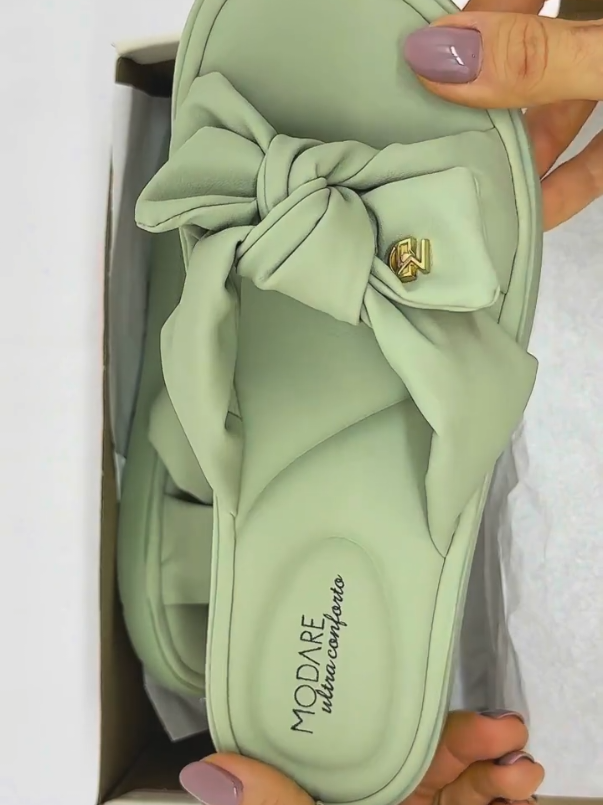 Dê uma olhada em Chinelo Modare Ultra Conforto Ortopedico Feminino Esporao Original 🩴💚 comenta Quero que te envio 👇