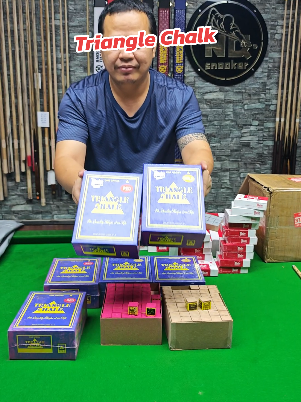 Triangle Chalk ชอล์คไทแองเกิ้ล #trianglechalk #ชอล์คไทรแองเกิ้ล  #chalk #ชอล์คฝนหัวคิว #nqsnooker 