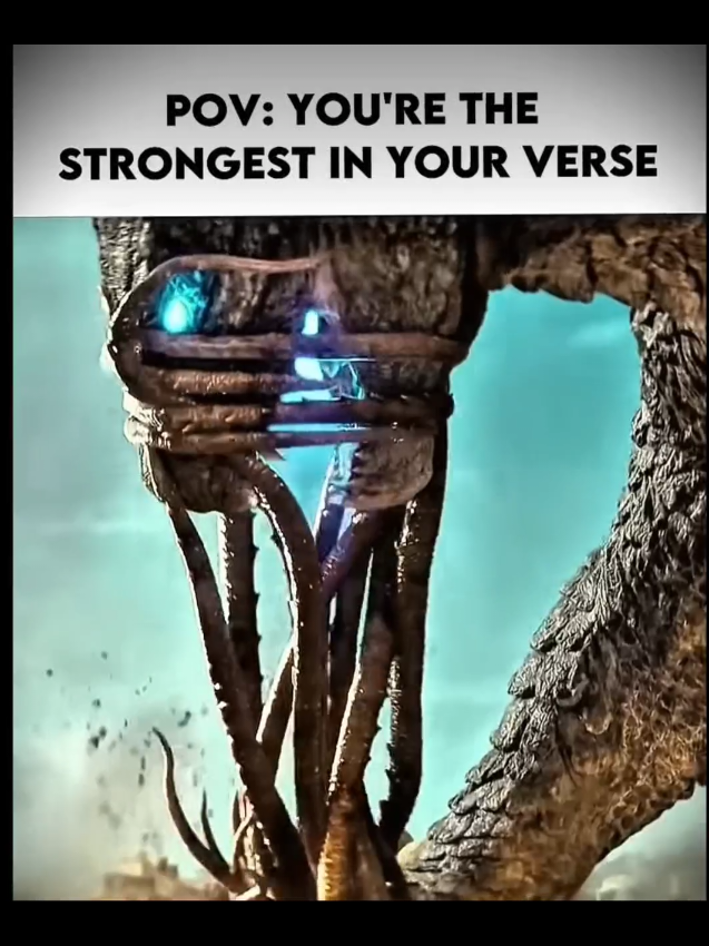 POV: YOU'RE THE STRONGEST IN YOUR VERSE p #godzilla #edit #tiktok #godzillaedits 