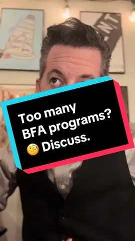 Too many BFA programs? Too many actors? Discuss. #musicaltheatre #musicaltheatremajor #musicaltheatrekid #musicaltheatretiktok 