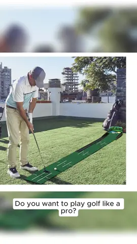 1 Set Golf Indoor Putting Mat Putter Trainer Green Carpet Practice Set Ball Return Mats