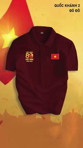 Áo Polo Mừng 80 năm Quốc Khánh Việt Nam 2/9 cực đẹp