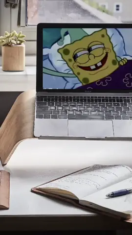 tinggal tutup mataku dan segera tidur #sadmoment #katakata #spongebobsquarepants 