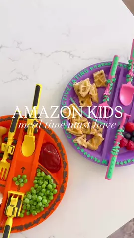✨ Follow the link in our bio “AS SEEN IN VIDEOS 2” for the link to these interactive toddler plates and utensils from Amazon!! The pusher and ramp are so fun, there's separate compartments so foods don't touch, and they help with fine motor skills!! There are also different versions like construction or fairy gardens! 🧚🚜 #thesistershoppers #amazonhome #amazonmusthaves #amazongadget #toddlermealideas #toddlerdevelopment #toddleractivity #asmr @Amazon Home @Amazon Influencer Program 