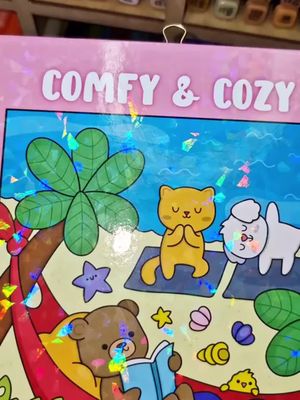 Livro De Colorir Bobbie Goods Comfy Cozy Capa Dura Desenhos Variados Folha Acetato Papel ...