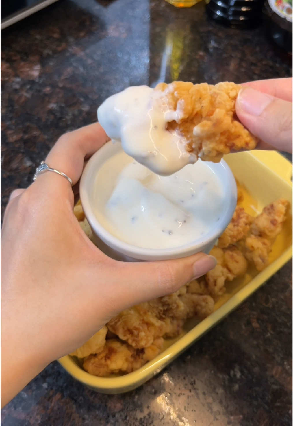 🍗🐓 #chickenpopcorn #friedchicken 