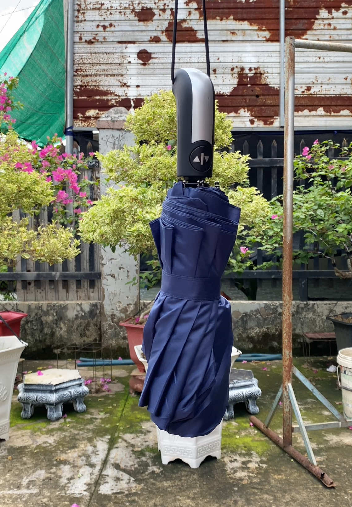 Dù tự động gấp gọn tiện lắm nè#dutudonggapgon #review #xuhuong 