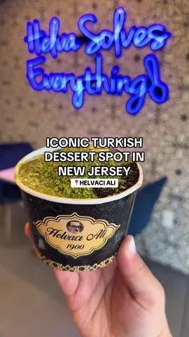 turkish helva in new jersey! 🇹🇷 📍helvaci ali turkish desserts & cafe (@helvaciali.nj) 1042 main st, paterson, nj 07503 items featured: -helva -baklava slice w/ turkish ice cream -milk baklava -turkish coffee -cherry limeade -strawberry coconut bliss -iced latte give it a try & enjoy!