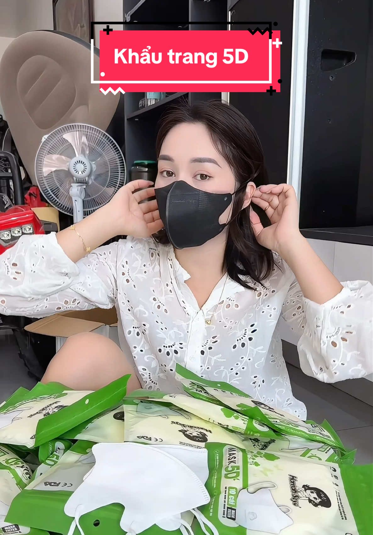 Khẩu trang 5D sale sập sàn các bác đã săn được chưa #xuhuong #hangmen96 #khautrang5d 