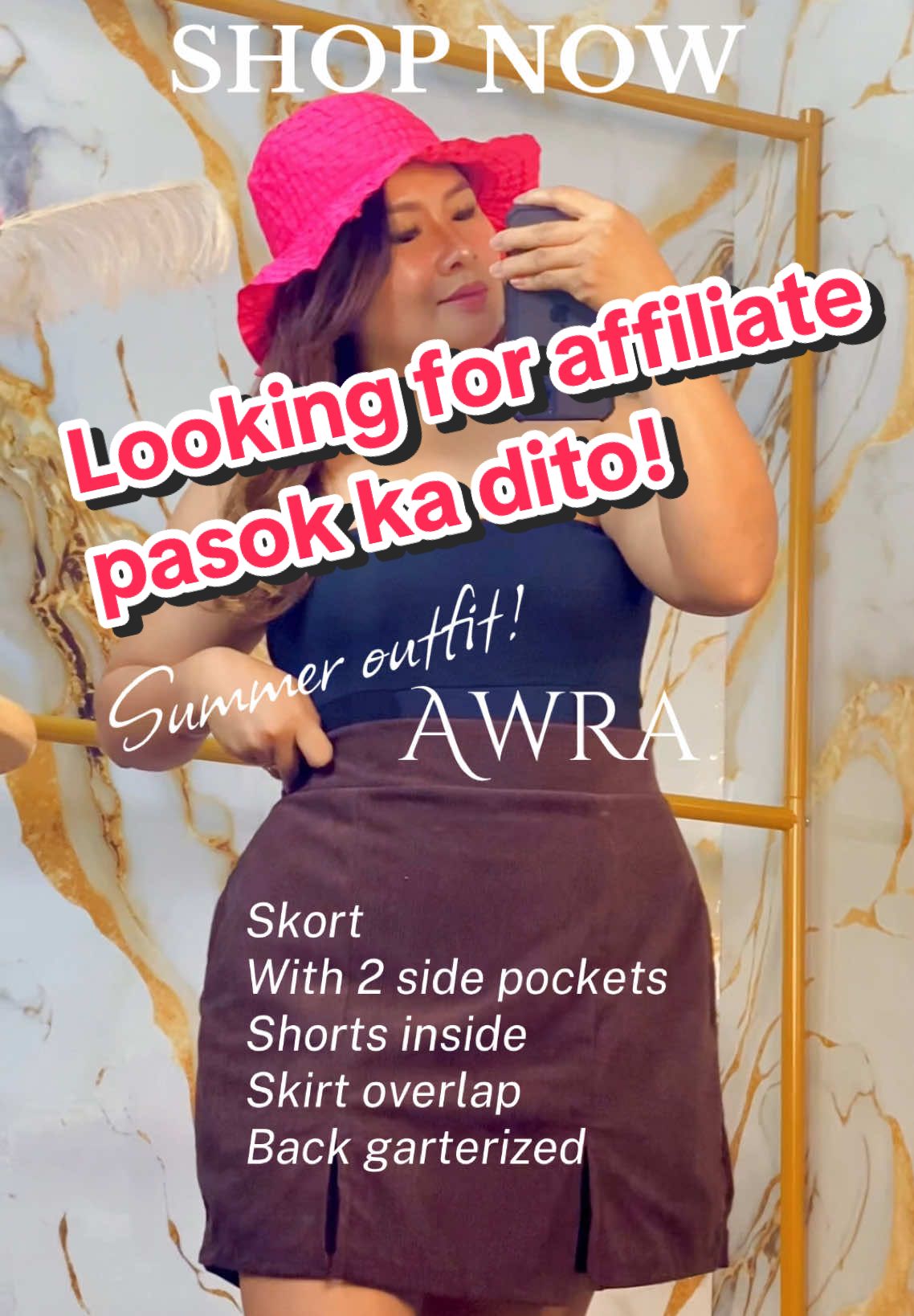 Perfect ngayong outfit at trending! #skort  #awra #Summer  #summertime  #summertime #outfit #ladies #ladiesoutfit #summeroutfit #ph #Lifestyle #affiliatemarketing #affiliate #CapCut 