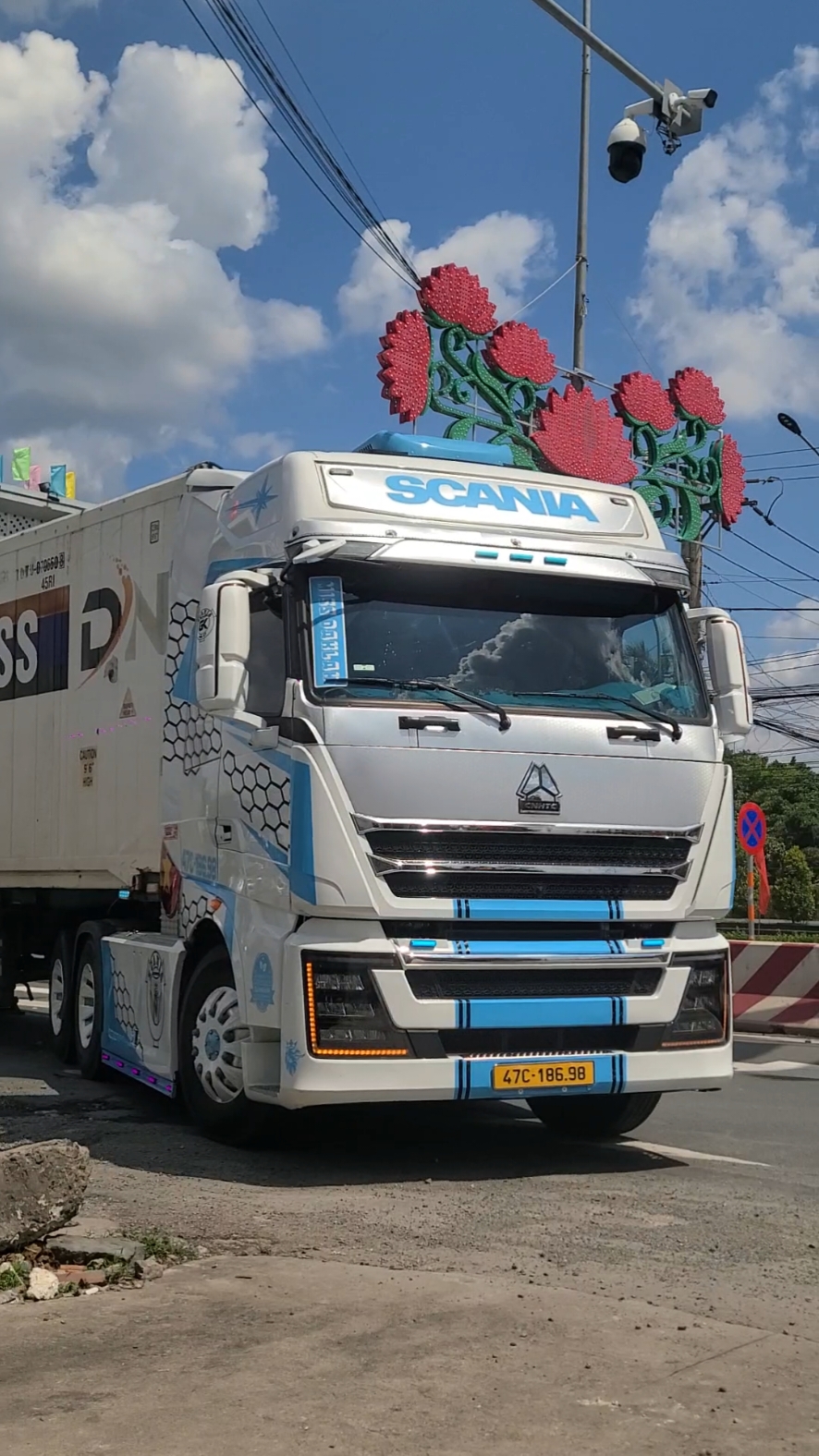 Bắt gặp siêu phẩm Tây Nguyên ở Tây Ninh #scania #daukeovietnam #nghetaixe #xuhuong #containertruck #containerVietNam