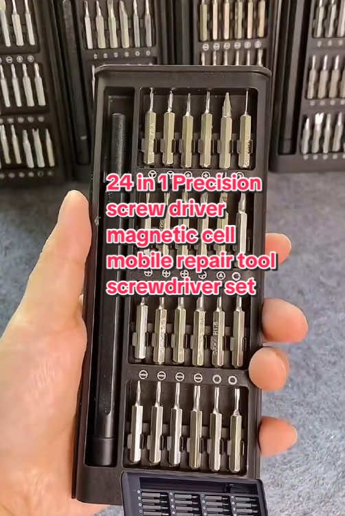 24 in 1 Precision screw driver magnetic cell mobile repair tool screwdriver set#fyp #fypシ #foryou #fyp? #foryopage #foryoupage❤️❤️ #Tiktok #tools #Hardwaretools #Hardware #fypシ゚viral #tool #foryoupage #Hello2025 #goodthing 