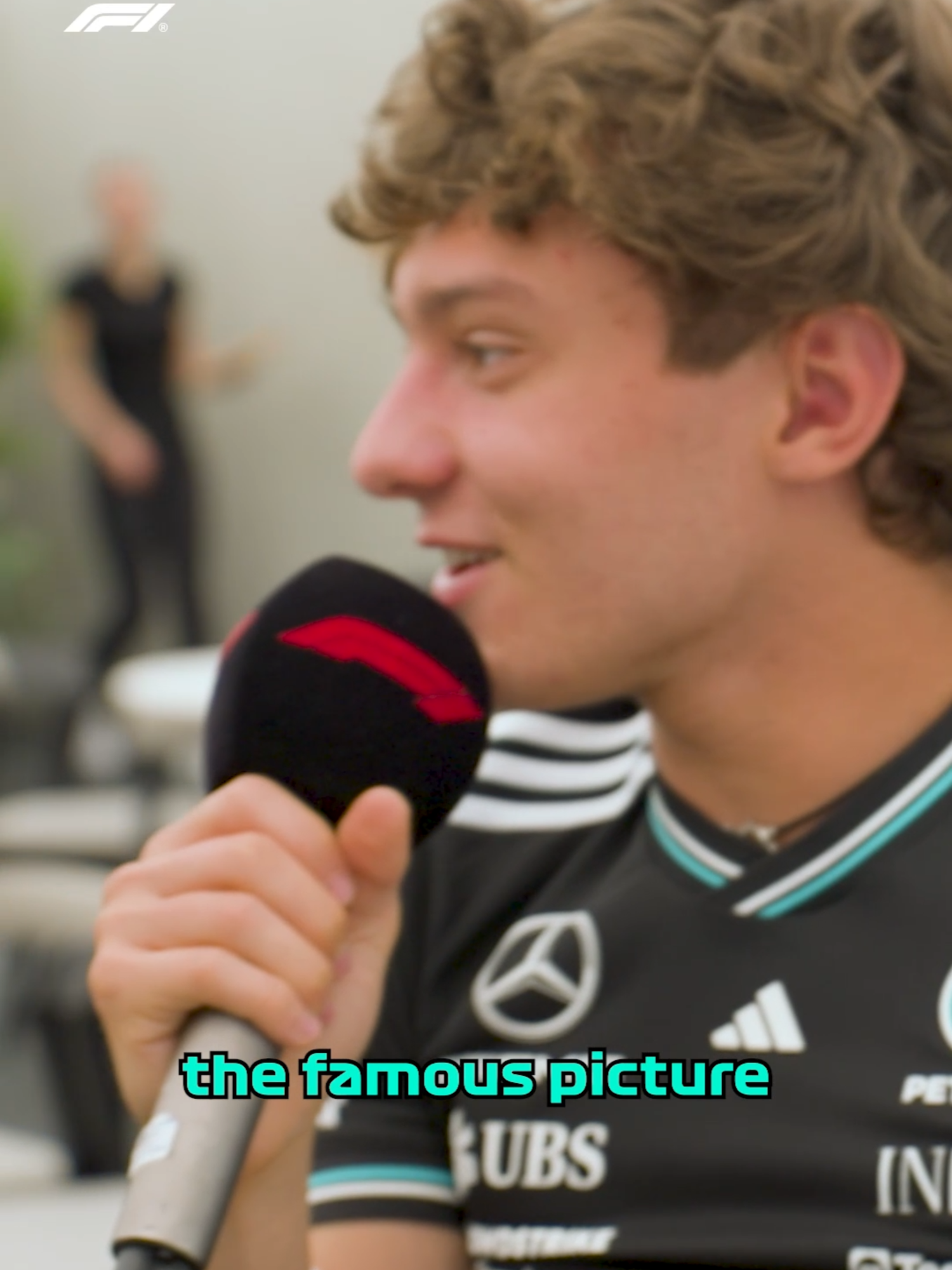 kimi is far too pure with this answer 🥺 #f1 #formula1 #sport #Motorsport #mercedes #kimiantonelli #georgerussell #fernandoalonso