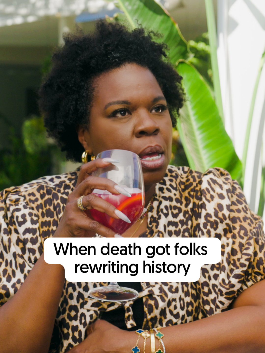 When death got folks rewriting history… 👀 @lesdoggggg said what you were already thinking 🤣 New #HouseGuest with Leslie Jones drops tonight at 8pm ET on my YouTube! Come join the neighborhood watch 🙌🏾 #lesliejones