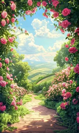 A dreamy garden path leading into the heart of paradise — where every step blooms with serenity. 🌸🌿✨ #SecretGarden #FloralEscape #NatureLovers #GardenGoals #RosesInBloom #CountrysideDream #PeacefulPath #BloomingHeaven #PastelParadise #SereneScenery 