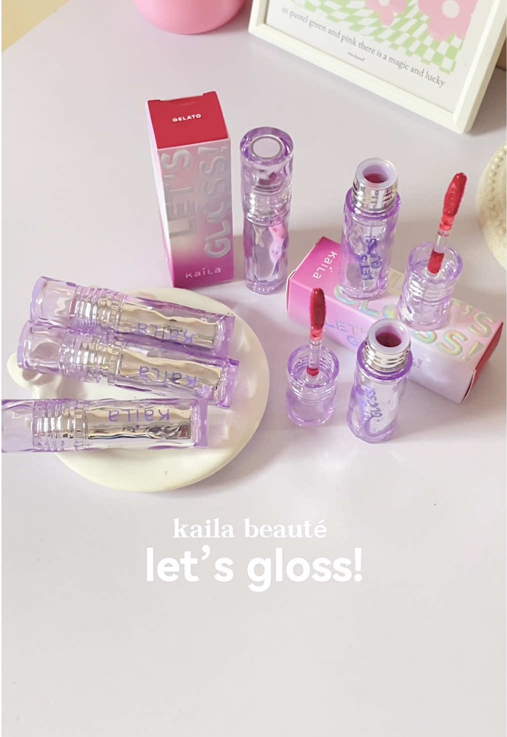 💜 #fyp #ugccreator #aesthetic #lipgloss #girlythings 