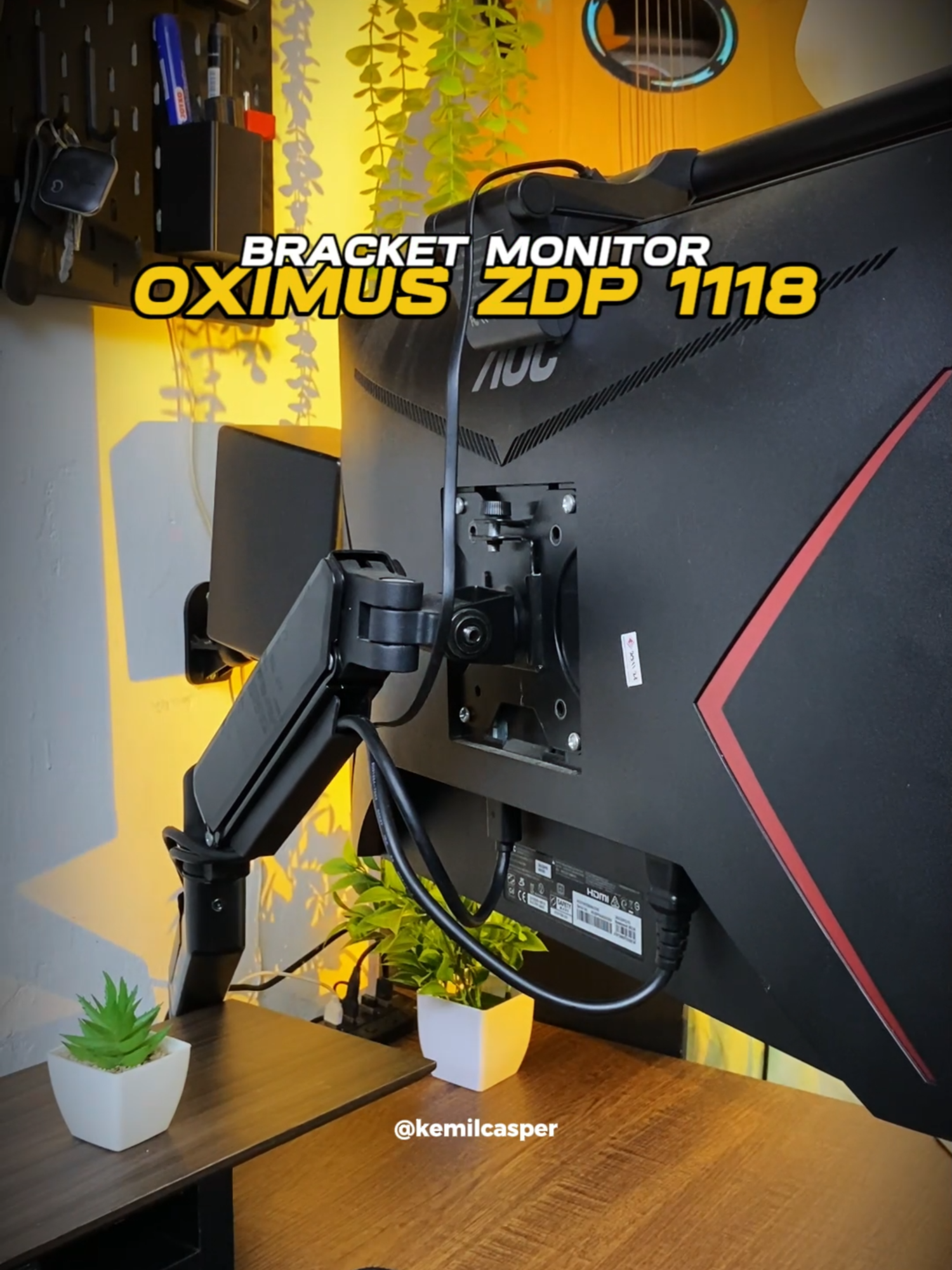 BRACKET MONITOR OXIMUS ZDP 1118 ✨ #bracketmonitor #oximuszdp1118 #bracketmonitoroximus #setupgaming #setuppc