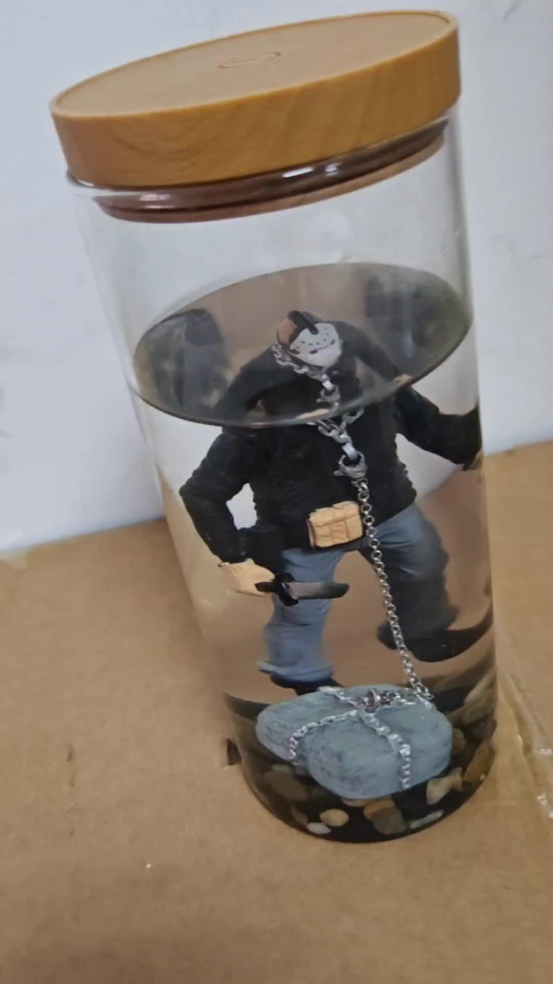Jason Voorhees Lamp,Horror Decor, Horror Movie Decor, Jason Voorhees Water Lamp, Scary Collector Water Lamp,Home Decor and Halloween Unique Gifts