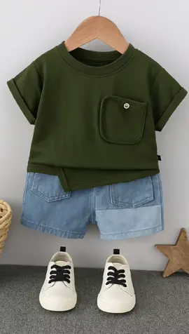 setelan baju anak lengan pendek #fyp #bajuanak #bajubayi 