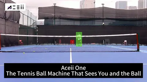 This is a test video. Meet Aceii One — the tennis ball machine that sees the ball and the player. It’s not just feeding. It’s reacting. Smarter rallies. Real training. #Tennis #TennisTraining #aceiione #RallyTraining