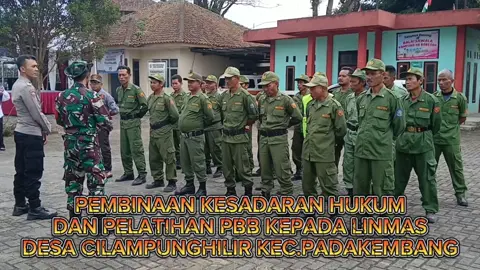 Pembinaan kesadaran Hukum dan pelatihan kepada Linmas
