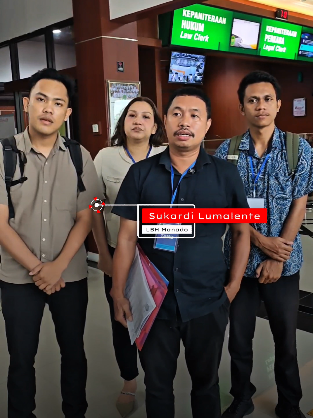 Koalisi Advokasi Lingkungan Hidup dan Wilayah Pesisir Sulut melakukan pendaftaran gugatan di Pengadilan Tata Usaha Negara (PTUN) Manado terkait Surat Keputusan Kelayakan Lingkungan Hidup (SKKL) yang dikeluarkan oleh Dinas Penanaman Modal dan Pelayanan Terpadu Satu Pintu (DPMPTSP) terhadap reklamasi pantai di Manado Utara yang dipegang oleh PT. Manado Utara Perkasa (MUP). Dengan tegas, penolakan reklamasi ini dilakukan oleh para aktivis lingkungan hidup dan warga nelayan di Tuminting. Ada banyak alasan kenapa lingkungan hidup yang baik dan sehat harus tetap dijaga bahkan dilestarikan, tetapi disisi lain, hak hidup yang dirampas pun adalah keharusan untuk dilindungi.