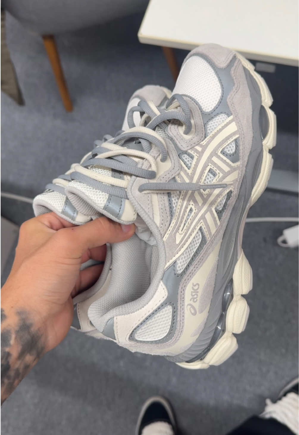 ASICS GEL NYC OYSTER GREY #fyp #viral #asics #27af1ropez 