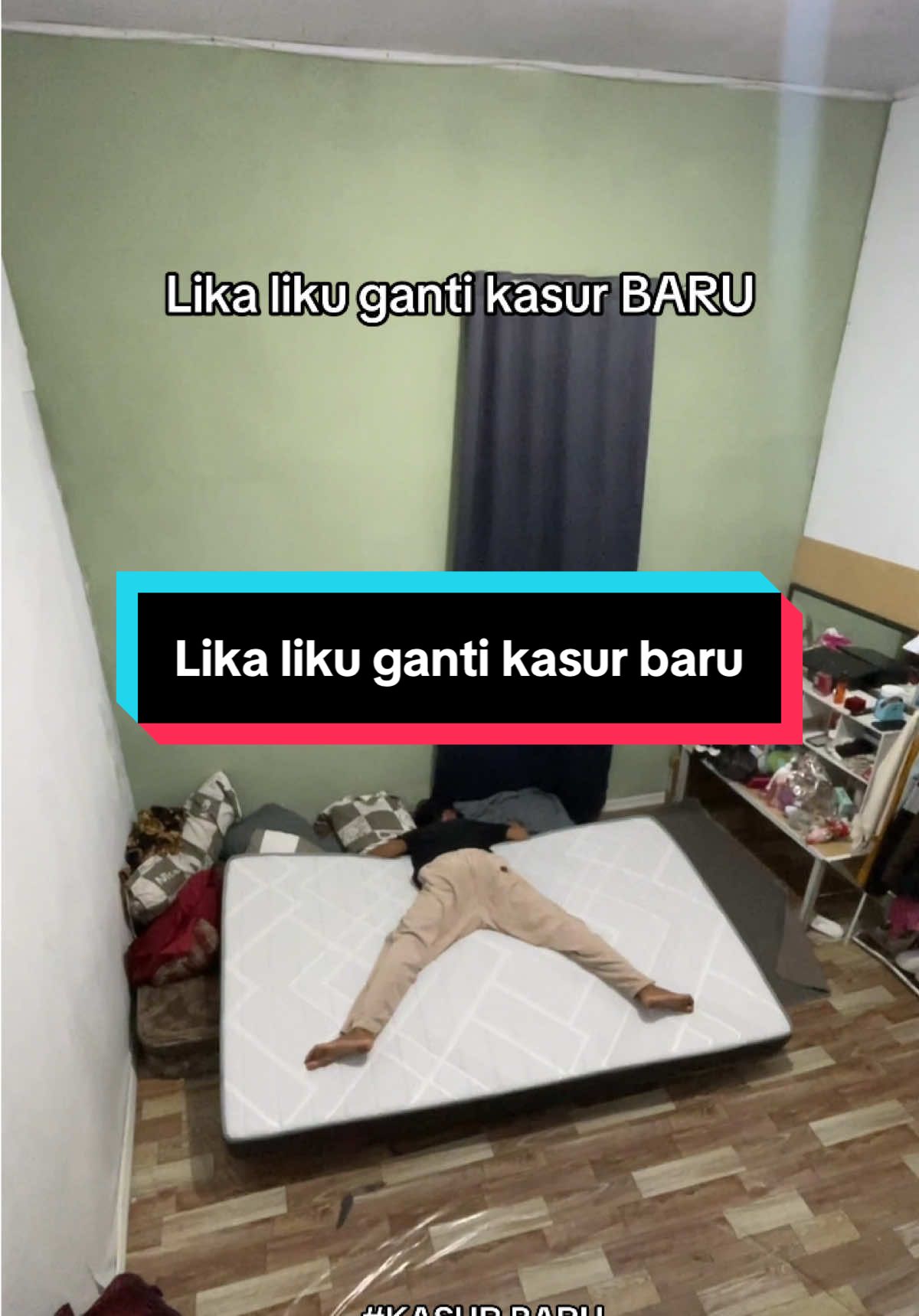 Ganti kasur BARU#fyp #trend #dekorasikamar 