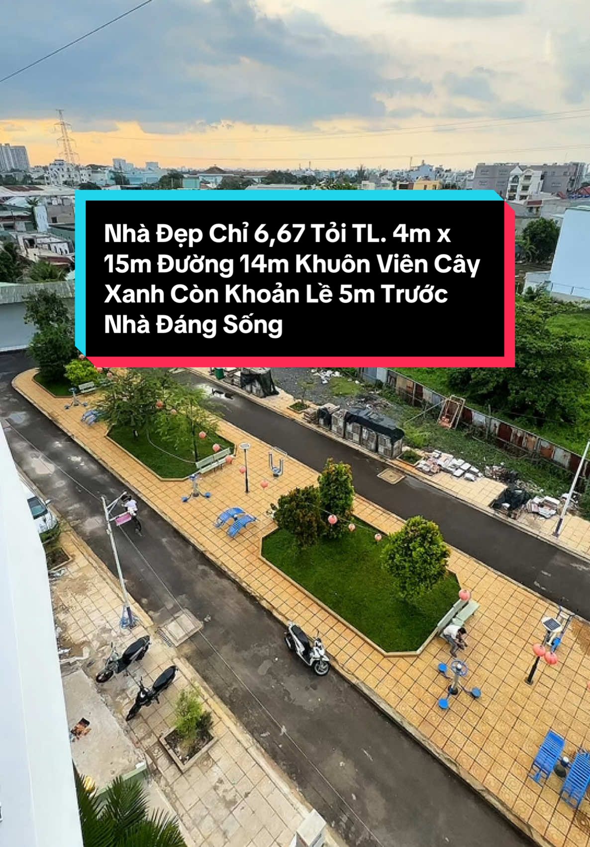 Nhà Đẹp Chỉ 6,67 Tỏi TL. 4m x 15m Đường 14m Khuôn Viên Cây Xanh Còn Khoản Lề 5m Trước Nhà Đáng Sống Thật Sự