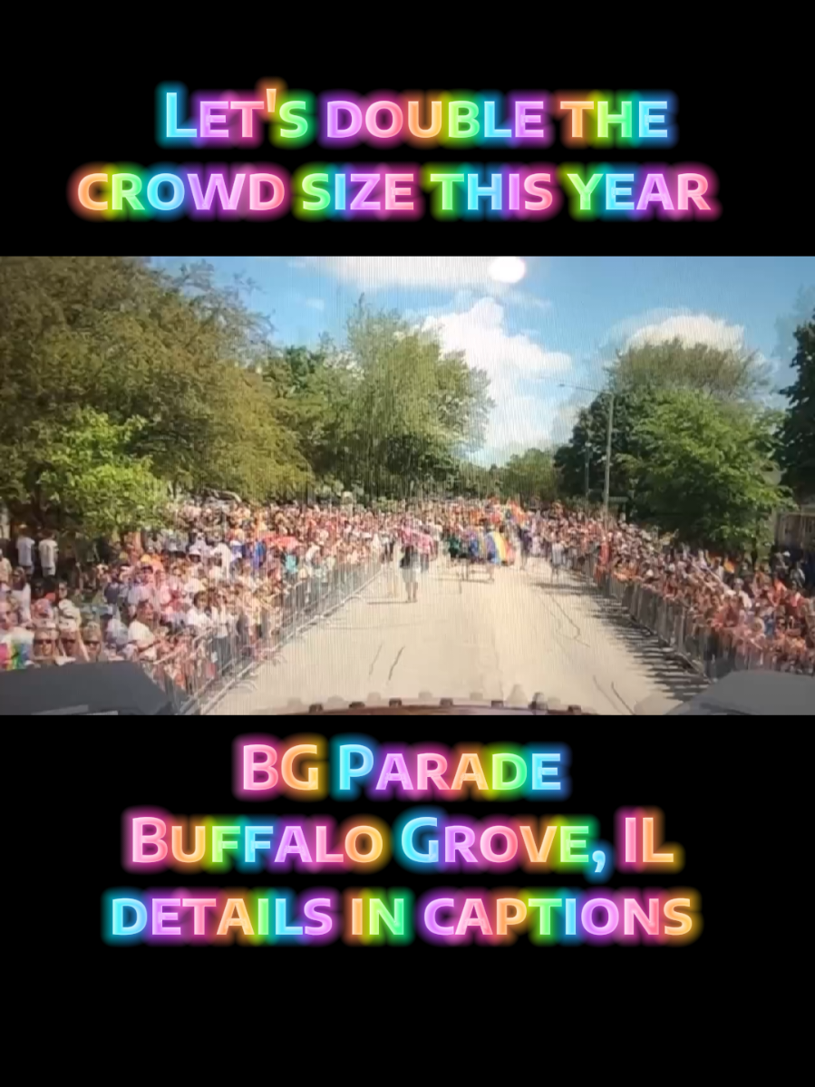 invite your friends for a wonderful way to ring in the month long celebration... BG Pride Parade in Buffalo Grove. more information on www.buffalogrovepride.com #prideparade 