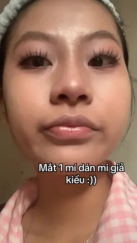 Xin tips dán mi rõ sợi 😥😰   #funny #xuhuong #makeup 