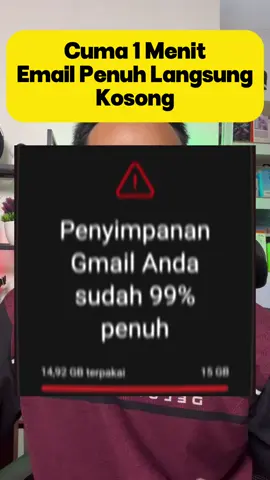 Cara mengatasi email penuh gak sampe satu menit #tutorial #tipsdantrik #emailpenuh 
