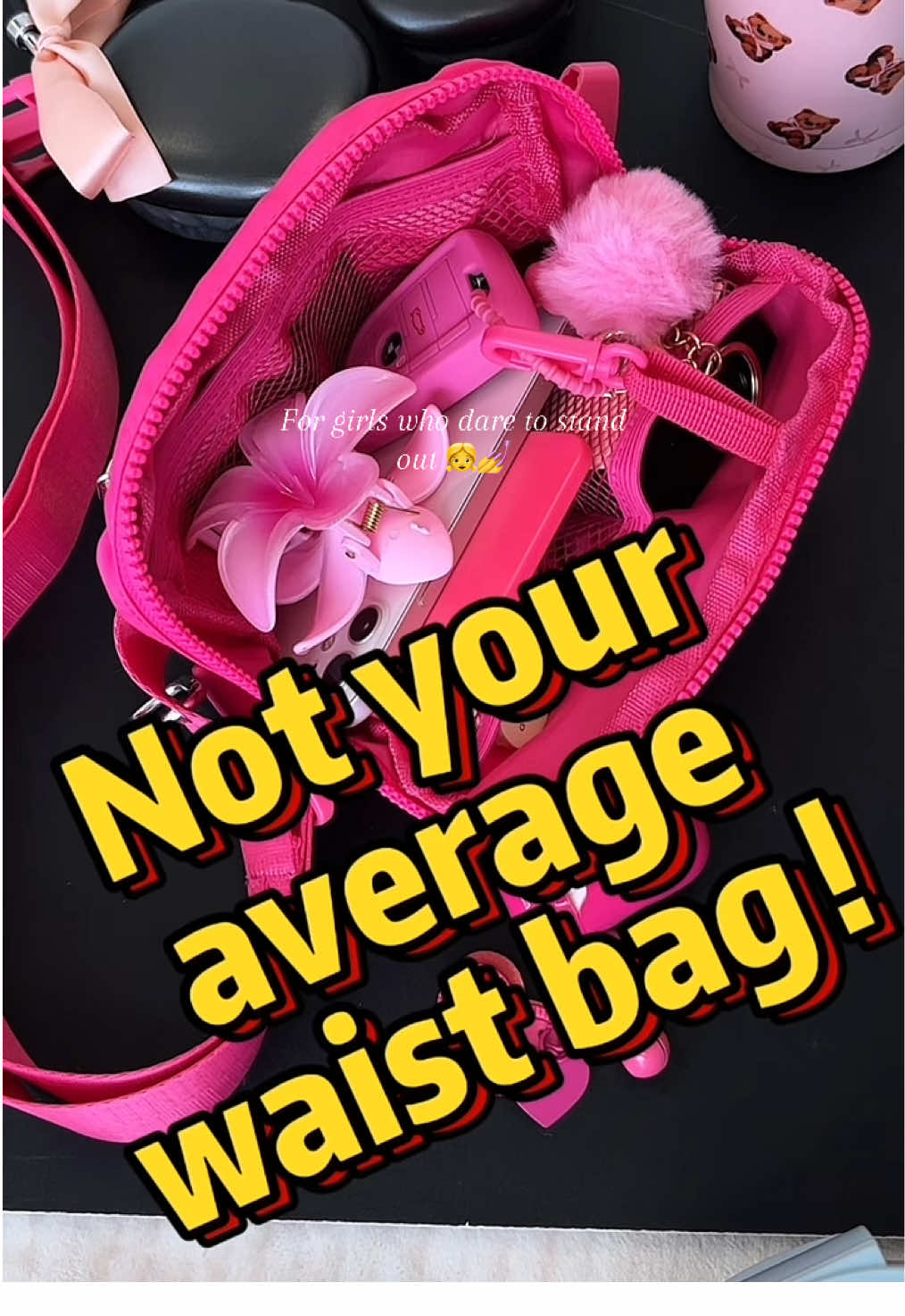 Wear it your way-waist,chest or shoulder#tiktokshop #fypシ゚viral #creator #trending #beltbag #rose 