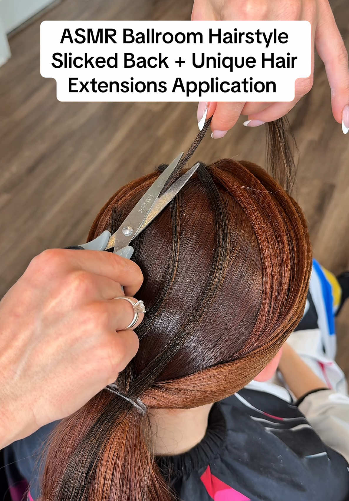 ASMR 🔊 Ballroom Hairstyle Transformation Slicked Back + Crimped Crown + Unique Extension Application 😍 Tell me in the comments — what do you think of the final look? I’m dying to know! ⚡️ #creatorsearchinsights #asmr #doingmyownhair #asmrsounds #asmrvideo #hair #hairtutorial #hairstyle #hairtransformation #hairtok #hairinspo #hairextensions #ballroomhair #redhair #fashiontutorials #haircare 