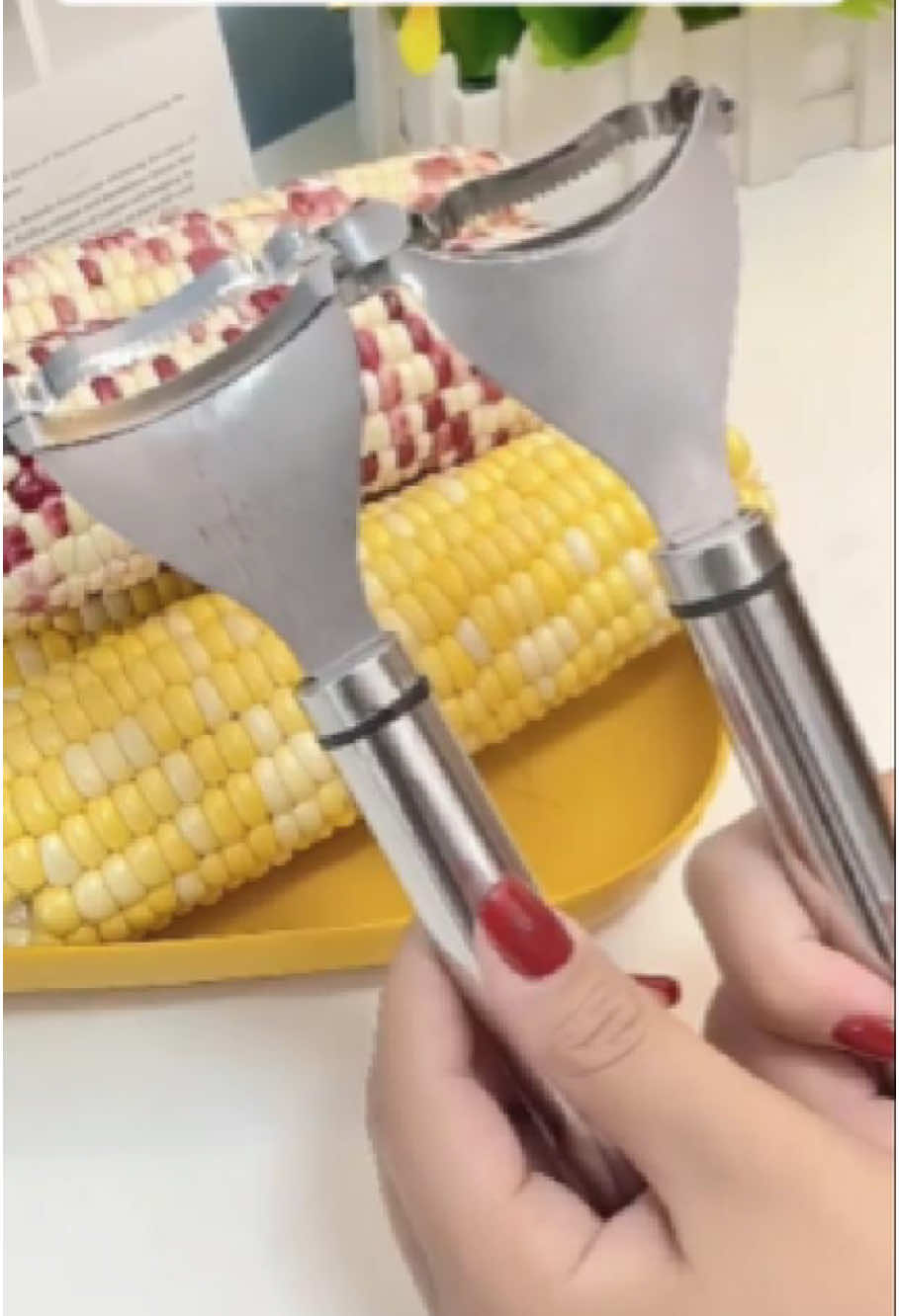 ¡Este desgranador mágico de maiz es genial! Con solo un rápido rasguño, puede desgranar completamente el maiz del mazorca, es muy fácil y satisfecho. En serio, este es el mejor desgranador de maiz que hemos usado. #KitchenGadgets#cornpeeler#Kitchen Hacks#easycooking#StainlessSteel#Fo odieFinds#CookingMadeEasy#homecoo king#trendingnow#bestgadgets#trend ingnowontiktok#tiktokshopfinds#tikt okshopblackfriday#tiktokshopping#tik tokshopcybermonday