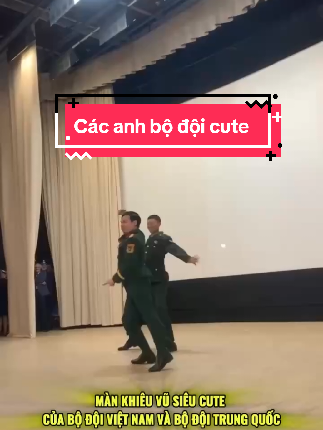 Màn vũ đạo cực chill của 2 quân nhân Việt Nam và TQ